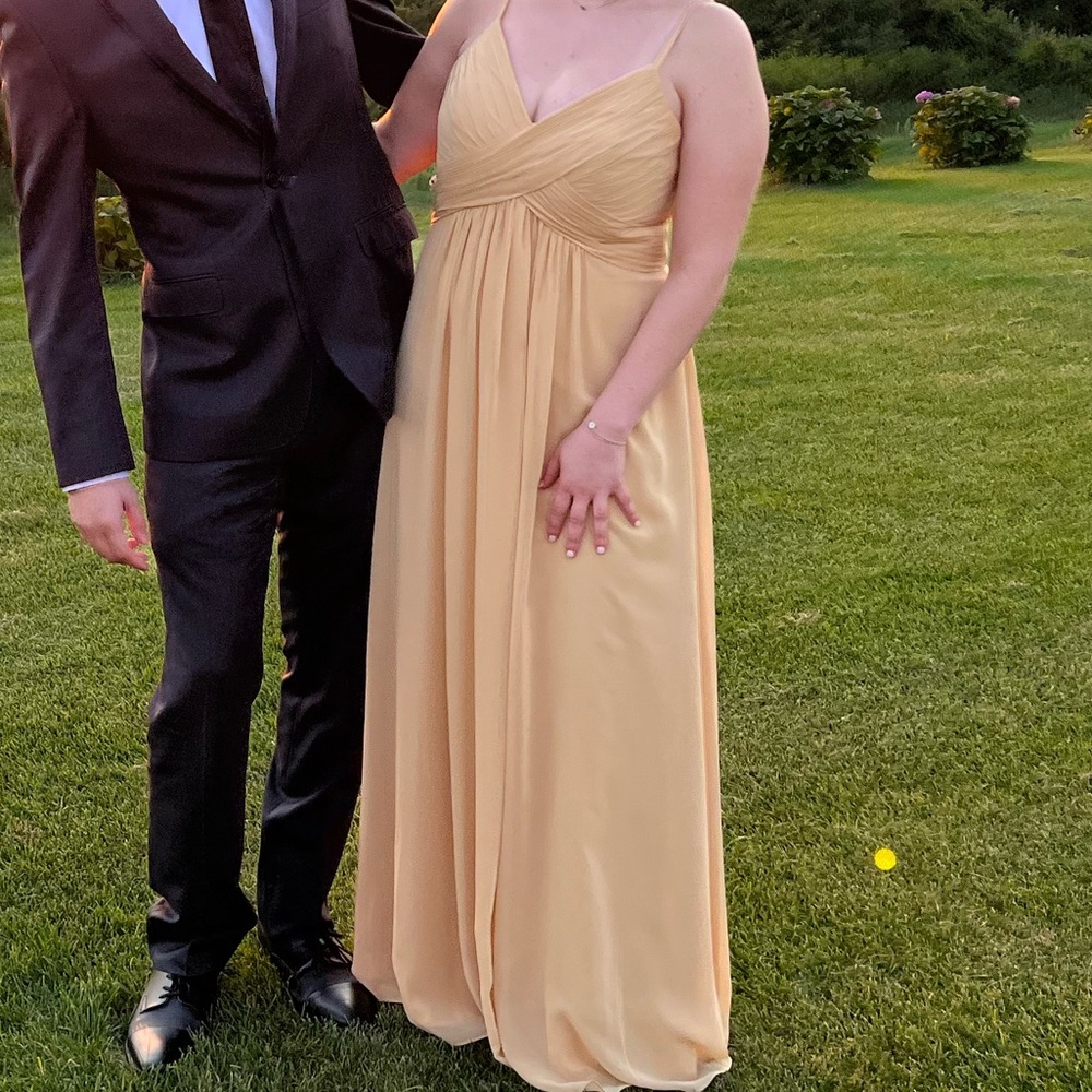 Azazie Gold Shannon Gown